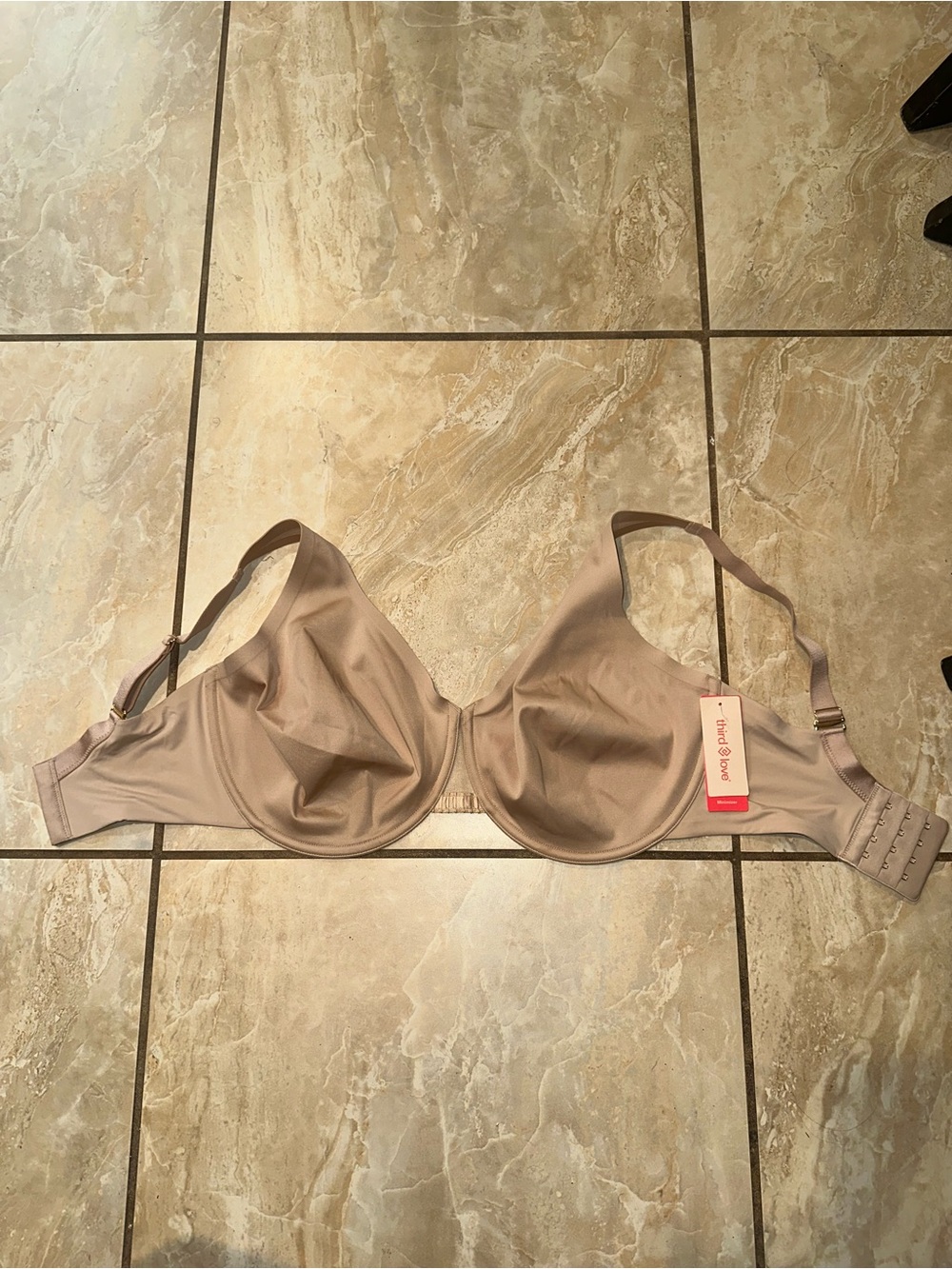 NWT Taupe ThirdLove Smooth Minimizer Bra Size 34H
